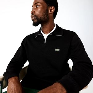 MEN'S HALF-ZIP COTTON SWEATSHIRT
